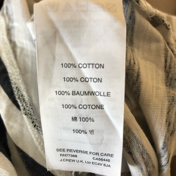 J. Crew Embellished Navy & White Striped Tank Top - Picture 8 of 8